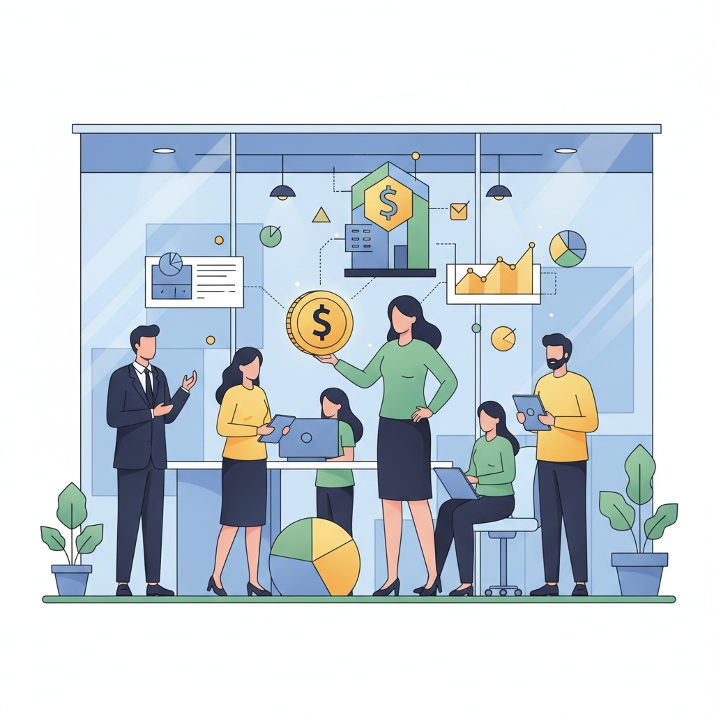 Investment guide illustration